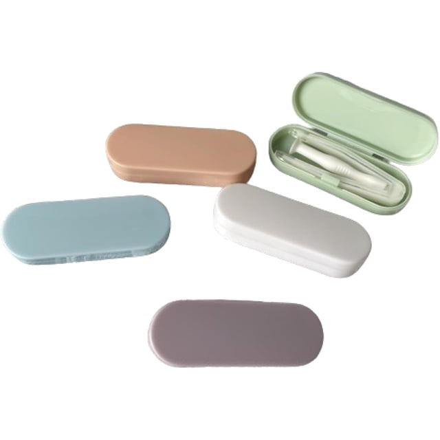 5 Pack Portable Contact Lens Stick Tool Case Set,Contact Lenses Remover and Insertion Tool (Inserter/Remover+Tweezer with Soft Tip),Candy Color (5)