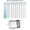 thumbnail image 5 of Stainless Steel Pet Litter Box 14"x10"x2.75" for Cat, Dog & Rabbit, Corrosion Resistant Easy Clean No Residue Build Up Never Absorbs Odor Stains Rusts Durable Pan (S (14"x10"), 2.75" Deep), 5 of 5