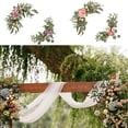 thumbnail image 2 of Ruiboury Romantic Wedding Arch With Fake Flowers Realistic Appearance No Withering Purple Peony 1Set, 2 of 6