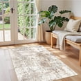 thumbnail image 3 of UERMEI 3'x5' Small Area Rugs for Entryway, Machine Washable Ultra-Thin Soft Rug, Non Slip Indoor Door Mats, Throw Rug for Bedroom Hallway, Laundry Room Carpets, Brown, 3 of 6