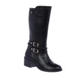 thumbnail image 1 of Botas Mujer Altas Con Hebillas Moda Casual Negro Tipo Piel negro 26 Incógnita 005D1A, 1 of 5