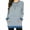 Blue, variant on Women's Casual Loose Color Block Long Sleeve Sweatshirt Pullover Round Neck T Shirts Blouse Tops With Pockets "Dark Gray,M"