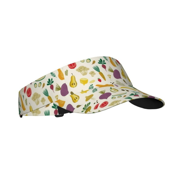 Balery Vegetable Gorra deportiva con visera ajustable para mujer y hombre (talla única)