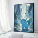 thumbnail image 3 of Figuras de anime de Pokémon en alta definición, Charizard, Bulbasaur, Squirtle, Charmander, ilustraciones, póster, pintura en lienzo, arte de pared, decoración de la habitación del hogar, 3 of 5