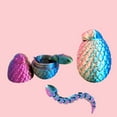 thumbnail image 1 of Xihbxyly Decoración de Pequeños Huevos de Serpiente, Tecnología de Impresión Única, Material Vibrante y Duradero, Ideal para Exhibir En Casa o En La Oficina, Misterio y Estilo, Ideal Como Regalo, Tam, 1 of 1
