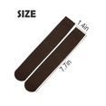thumbnail image 3 of Gustave 2 Pairs Mens Over the Calf Thin Dress Socks Breathable Silk Sheer Casual Formal Business Socks Nylon Stockings - Coffee, 3 of 6