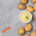 thumbnail image 2 of EeaseMX Prensa de patatas de acero inoxidable, tipo ondulado, color caqui, 1 unidad, 2 of 8