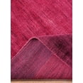 thumbnail image 4 of Rugsotic Carpets Hand Knotted Loom Wool 6'x6' Contemporary Square Area Rug Red L00201, 4 of 7