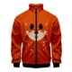 thumbnail image 3 of Chaqueta con estampado 3D de elefante, jirafa, conejo, para hombre, con estampado de animales de dibujos animados, chaqueta de calle de gran tamaño con cremallera, ropa para niños, 3 of 5