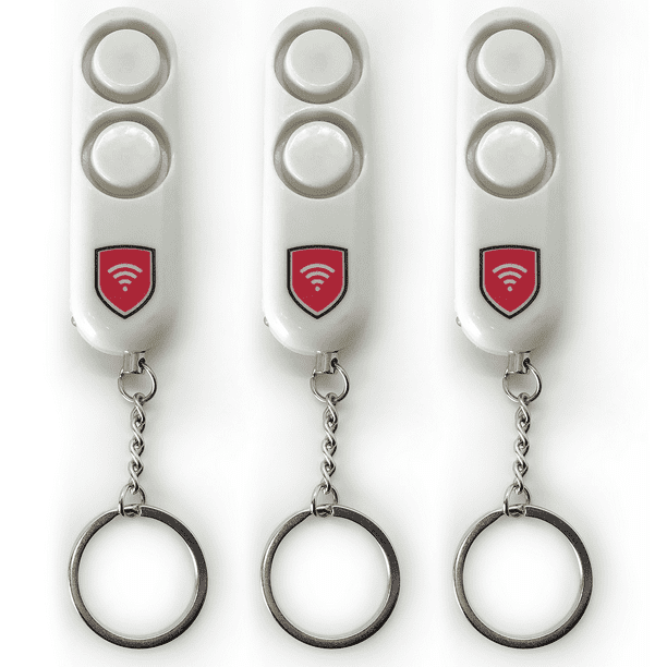 SafeAlarm (3Pack) The Personal SelfDefense Safety Alarm Keychain
