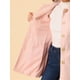 thumbnail image 5 of Gabardina Larga con cuello de Solapa Allegra K Elegante de Invierno Rosa S, 5 of 6