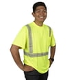 thumbnail image 2 of 10-Pack of Cordova V461S Cor-Brite Type R, Class II, Comfort Stretch T-Shirt, Short Sleeves, Chest Pocket, 2-Inch Silver Reflective Tape, Small, 2 of 4