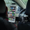 thumbnail image 5 of Car Mount Headrest for Samsung Galaxy S25/Edge/Plus/Ultra - Holder Back Seat Cradle Swivel Dock Entertainment, 5 of 6