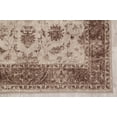 thumbnail image 4 of Muted Floral Beige & Brown Area Rug 5x7, 4 of 7