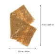thumbnail image 2 of SKISUNO Charming Golden Sequin Wrap Shawl for Evening Events and Special Occasions, 2 of 5