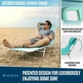 thumbnail image 4 of Ostrich Chaise Lounge, Facedown Beach Camping Pool Tanning Chair, Aqua, 4 of 8