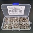 thumbnail image 3 of Eigraketly 800 Uds. Tornillos autorroscantes de cabeza avellanada Kit surtido de tornillos de rosca para clavos Herramientas y ferretería Eigraketly TO004331-00, 3 of 6