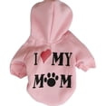 thumbnail image 1 of Suministros para mascotas, ropa para perros, tela polar, suéter momia con capucha, ropa de peluche para otoño e invierno, 1 of 6
