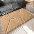thumbnail image 4 of Alfombrilla de baño - Alfombra absorbente antideslizante para la entrada del baño o dormitorio, poliéster suave, lavable, secado rápido, diseño decorativo, cómoda y segura., 4 of 6