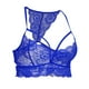 thumbnail image 5 of Bralette de encaje Zulema Crop Tops Racerback Azul, 5 of 8