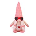thumbnail image 2 of Holiday Decorations Valentine's Day Decorations Faceless Doll Figurine 14 Inch Tabletop Gift Ornament Soft Accent Pink, 2 of 4
