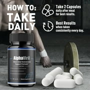 Alpha Viril Advanced Formula Pills All Natural Vitamin Supplement AlphaViril 120 Capsules