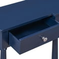UBesGoo Wood Console Entry Table with Wooden Accent, Shelves, 3 Drawers ...