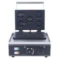 thumbnail image 2 of Commercial Donut Maker 1500W Electric Donut Doughnut Maker Making Machine 5pcs Plum Flower Style Donut Waffles Non-stick Waffle Iron Double-Sided Heating Timer Temperature Control Mini Donut Maker, 2 of 10
