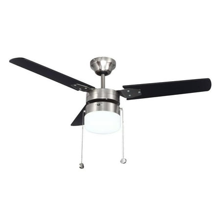 Montgomery 42 In Indoor Brushed Nickel Ceiling Fan With Light