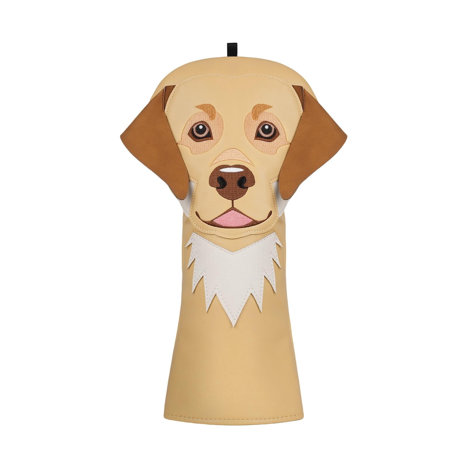 funtasica Dog-shaped Wooden Golf Club Cover, Wooden Club Headcover, Transport Protection, Golf Accessory, Scratch-resistant Protection for Drivers
