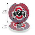 thumbnail image 4 of Posavasos para auto Magnolia Lane Ohio State cerámicos, set de 2, 4 of 7