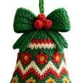thumbnail image 3 of Kit Naves Navidad Santa Claus Bell Adorno para Un Amigo Y Familia () Verde, 3 of 9