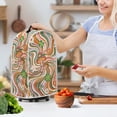 thumbnail image 3 of HELLHERO Univesal Blender Dust Cover Mushroom and Floral Pattern for Foldable Polyester Coffee Maker Protection, 3 of 6