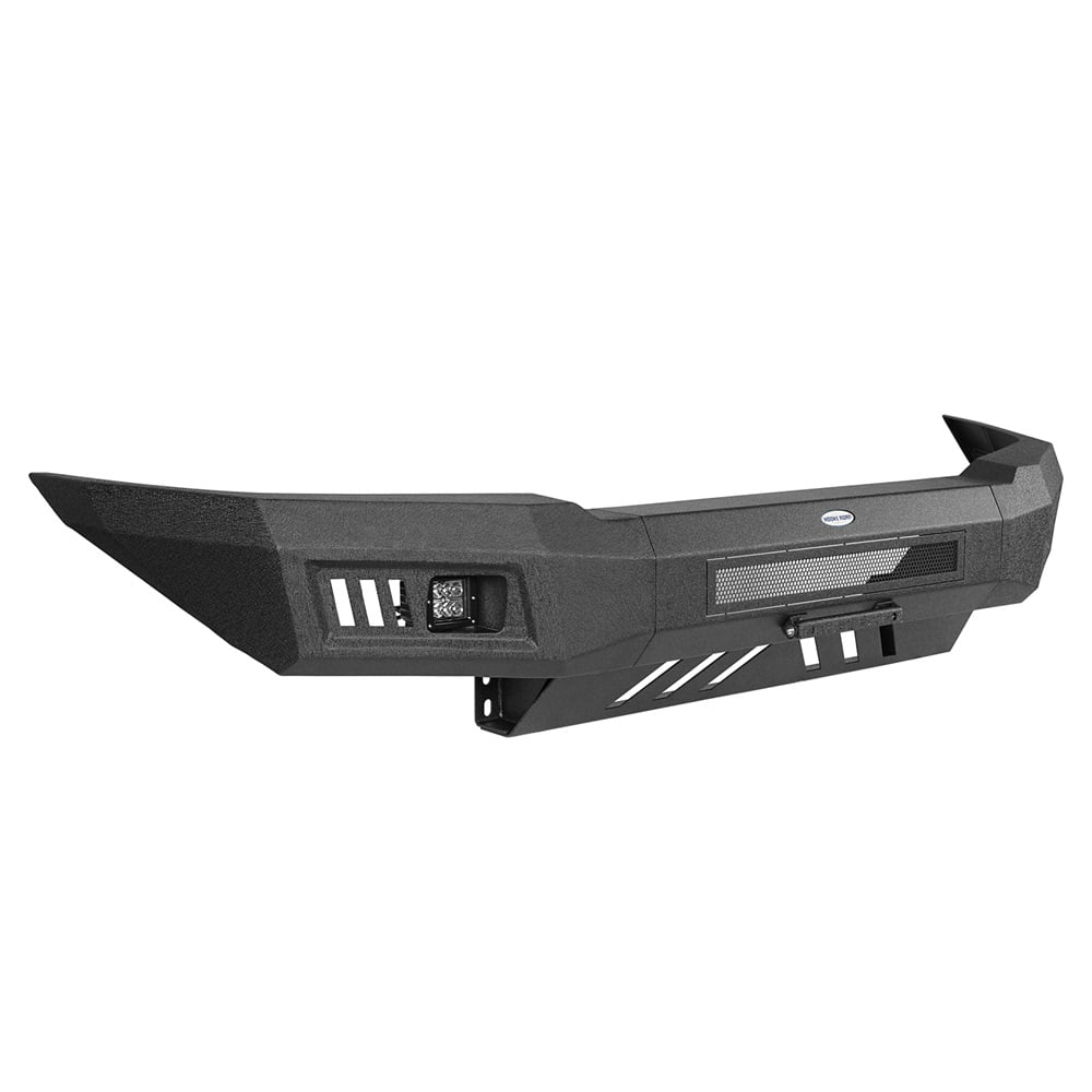 Hooke Road Front Bumper w/ Skid Plate & LED Lights Fit Toyota Tacoma 2005-2011