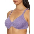 thumbnail image 2 of Bali Passion for Comfort® Back Smoothing Underwire Bra Purple Shade Lace 40DD Women's, 2 of 4