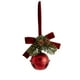 thumbnail image 2 of Adornos navideños, adornos navideños, regalos navideños, pajarita de terciopelo rojo de Navidad, colgante de hierro, decoración de escena, colgante, decoración de árbol de Navidad, colgador de puerta,, 2 of 3