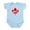 Sky Blue, variant on CafePress - Canadian Eh? Infant Bodysuit - Baby Light Bodysuit, Size Newborn - 24 Months
