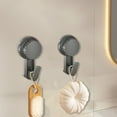 thumbnail image 4 of Suction Cup Hooks for Shower Heavy Duty Vacuum Suction Hooks No Traces And Strong Suction Wall Hooks Towel Hooks for Bathrooms Cloth Hook Hat Hook for Kitchen&Bathroom&Restroom Organization, 4 of 6
