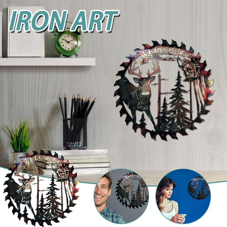 OAVQHLG3B Metal Elk Wall Decor,Home Collection Metal Wall OAVQHLG3B Metal Elk Wall Decor,Home Collection Metal Wall