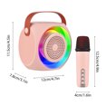 thumbnail image 2 of Karaoke Machine,Mic Birthday Party Handheld Mic Birthday Set With 2 Birthday Party Outdoor Color Handheld Mic And Set With Outdoor Ktv Set With 2 Led 2 Led Color Party Outdoor Ktv Hxber Huiop Siuke, 2 of 6