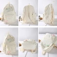thumbnail image 5 of SGMVNU Polka Dots Backpack Large Capacity Lightweight Multi Compartments Bookbag for Elementary Middle High School Students, White, 5 of 7