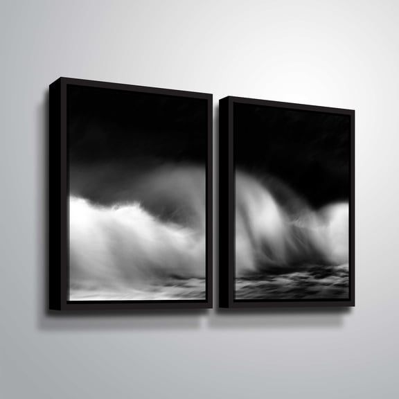 Artwall , 2 Piece Floater Framed Canvas Set by Chris Tuff