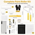 thumbnail image 3 of Sentryse Paint Roller Kit, 33 Pcs Paint Rollers with Extension Pole, Roller Paint Brush for Painting Walls, 3 of 12