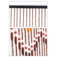 thumbnail image 4 of Wood Beaded Curtain 31 Lines Door Bead Curtains Wooden Bead Curtain for Doorway Bedroom Living Room, 4 of 11