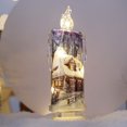 thumbnail image 3 of Awdenio LED Electronic Candle Snowman Santa Night Light Christmas Atmosphere Light Decoration, 3 of 5