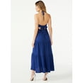thumbnail image 3 of Sofia Jeans by Sofia Vergara Women's Halter Neck Maxi Dress, 3 of 5