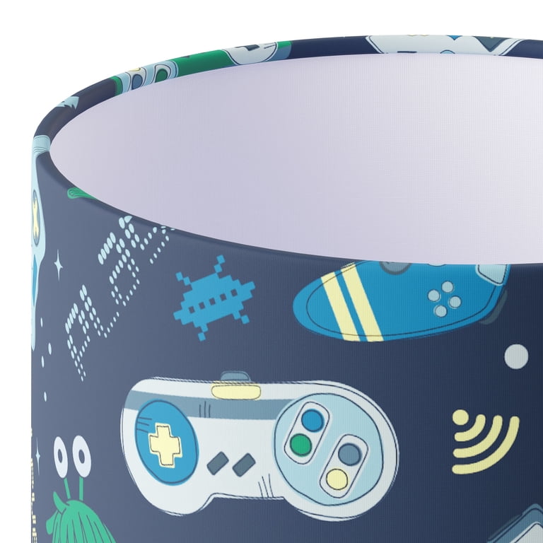 Mainstays Kids 16.5" Dark Blue Gamer Table Lamp, Glow-in-Dark photo 4