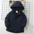 thumbnail image 4 of Cethrio Boys Winter Coats, Zip up Warm Windproof Long Sleeve Winter Jackets Navy Size 12-13 T, 4 of 5