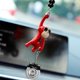 thumbnail image 2 of Use Monkey Car Charm Gafas de sol colgantes espejo retrovisor interior (rojo y pinza de freno), 2 of 5