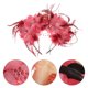 thumbnail image 2 of Diadema de Halloween con flores, plumas y calavera, accesorio para el cabello de mujer, 2 of 8